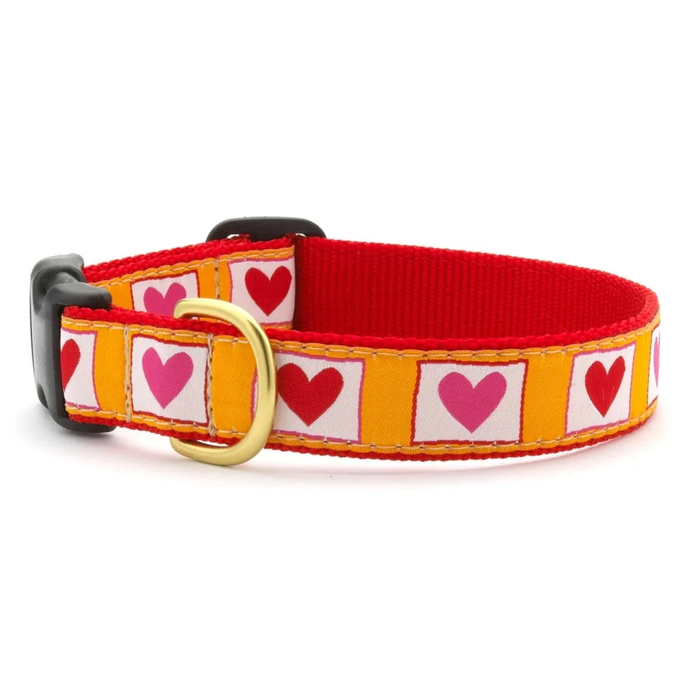 Hot Hearts Dog Collar sold by Old Glory