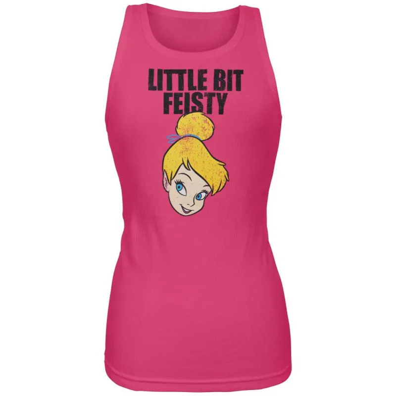 Tinkerbell - Little Bit Feisty Juniors Tank Top sold by Old Glory