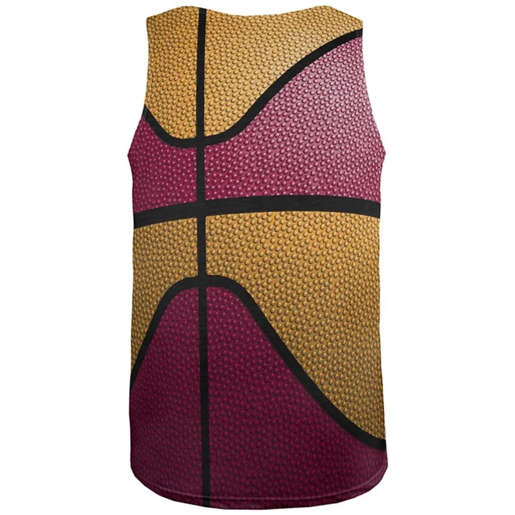 Championship Basketball Red and Yellow All Over Mens Tank Top sold by Old Glory product image thumbnail 2