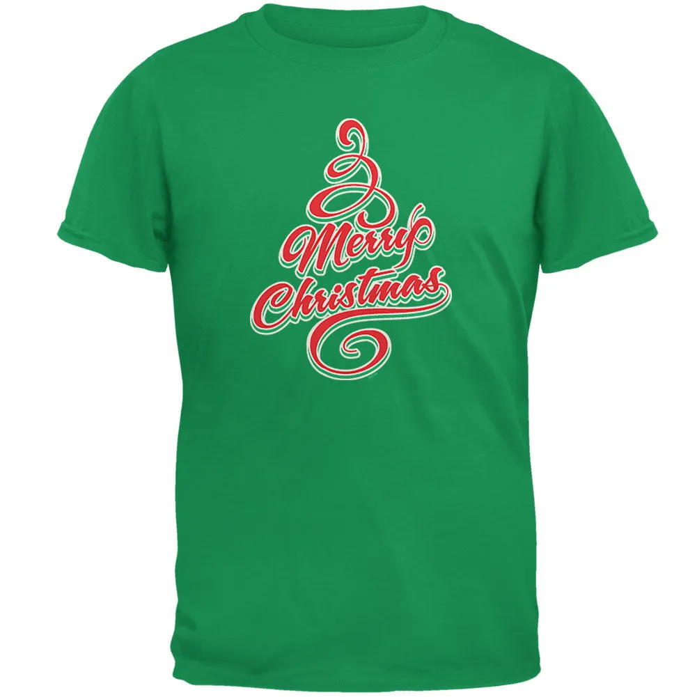 Merry Christmas Tree Mens T Shirt sold by Old Glory product image thumbnail 2