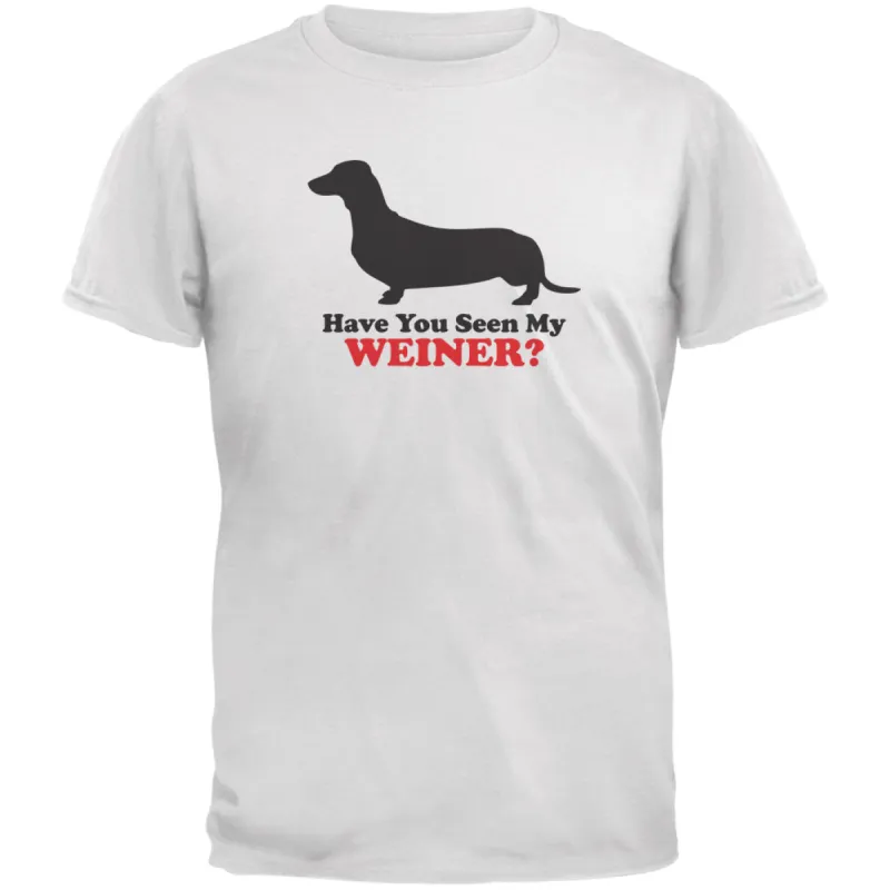Have You Seen My Weiner White Youth T-Shirt sold by Old Glory