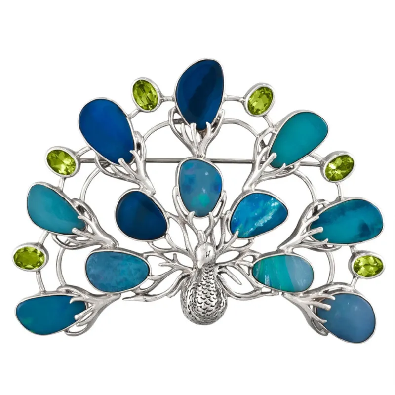 Turquoise Butterfly Sterling Silver Pin sold by Old Glory