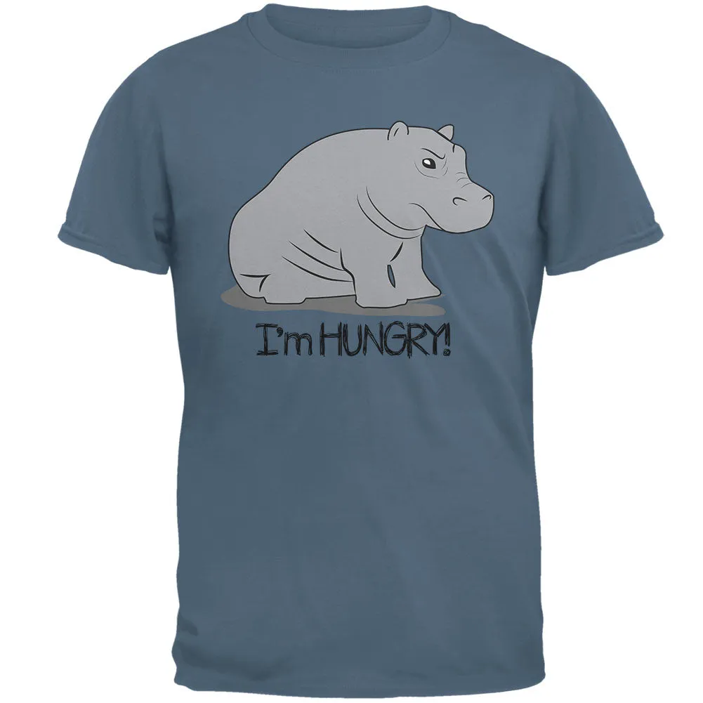Hippo I'm Hungry Angry Funny Mens T Shirt sold by Old Glory