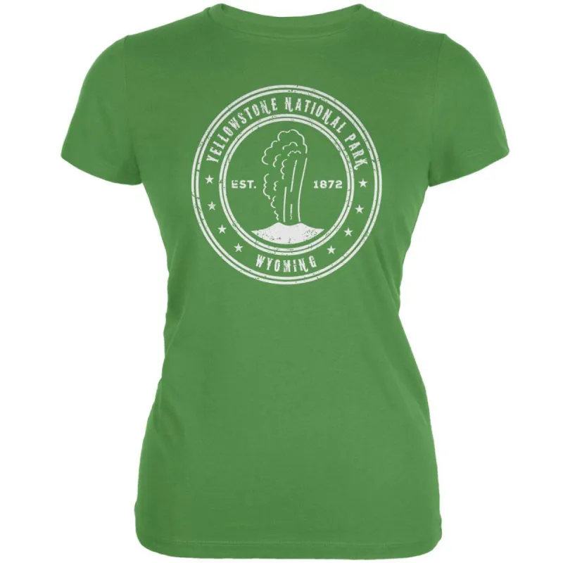 Yellowstone National Park Leaf Juniors Soft T-Shirt sold by Old Glory