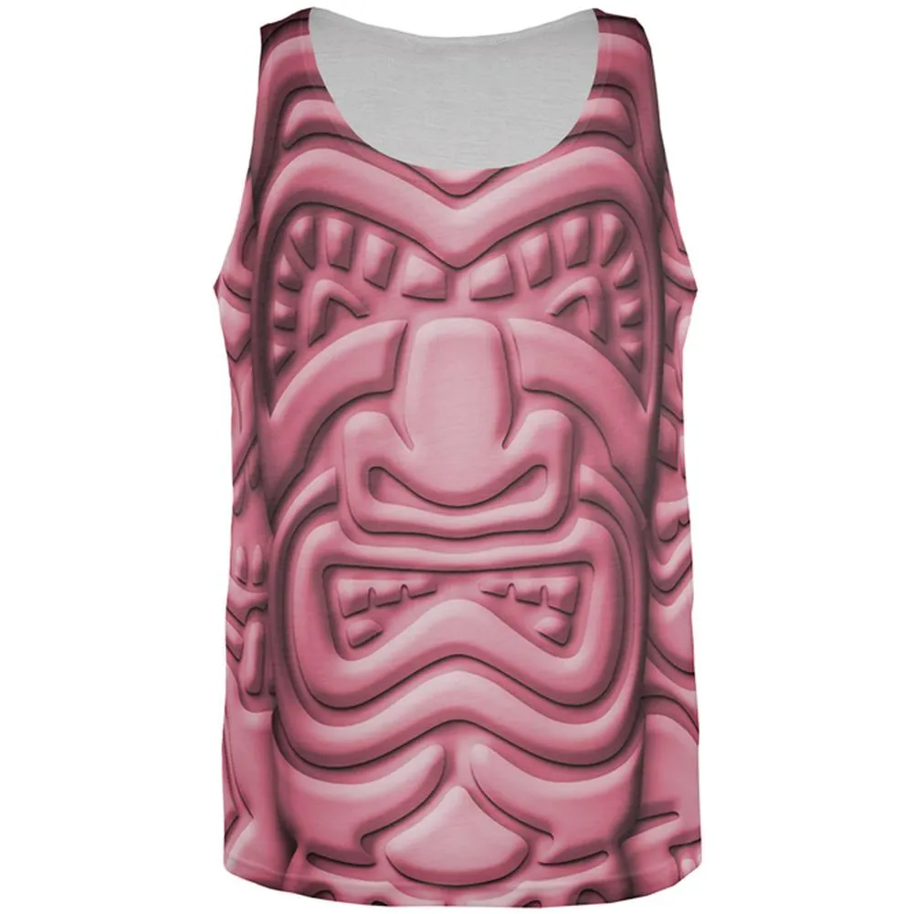 Tiki God Pink Face Luau All Over Mens Tank Top sold by Old Glory