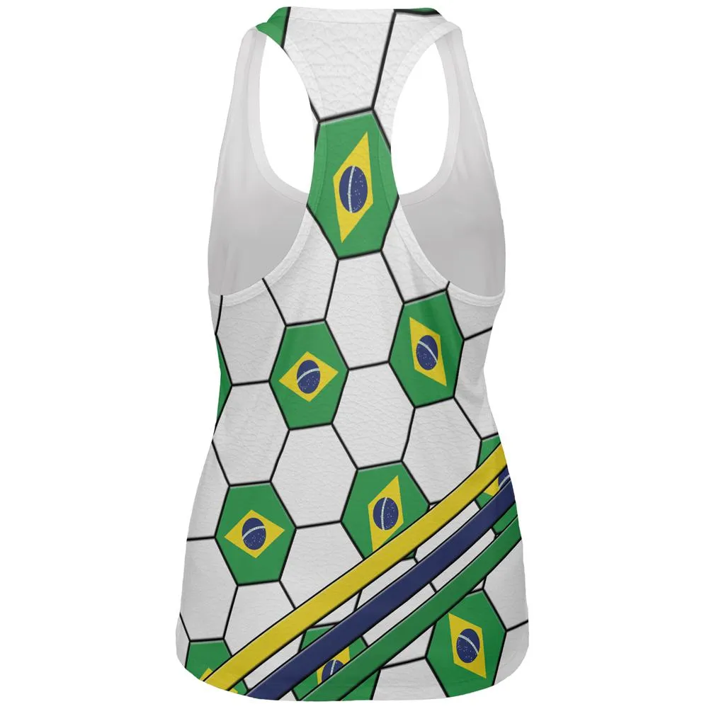 World Cup Brazil Soccer Ball All Over Womens Work Out Tank Top sold by Old Glory product image thumbnail 2