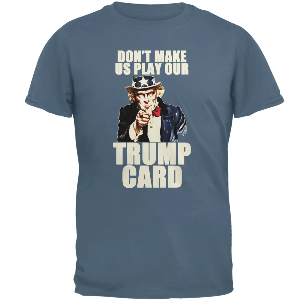 Election 2020 Uncle Sam President Trump Card Mens T Shirt sold by Old Glory product image thumbnail 2