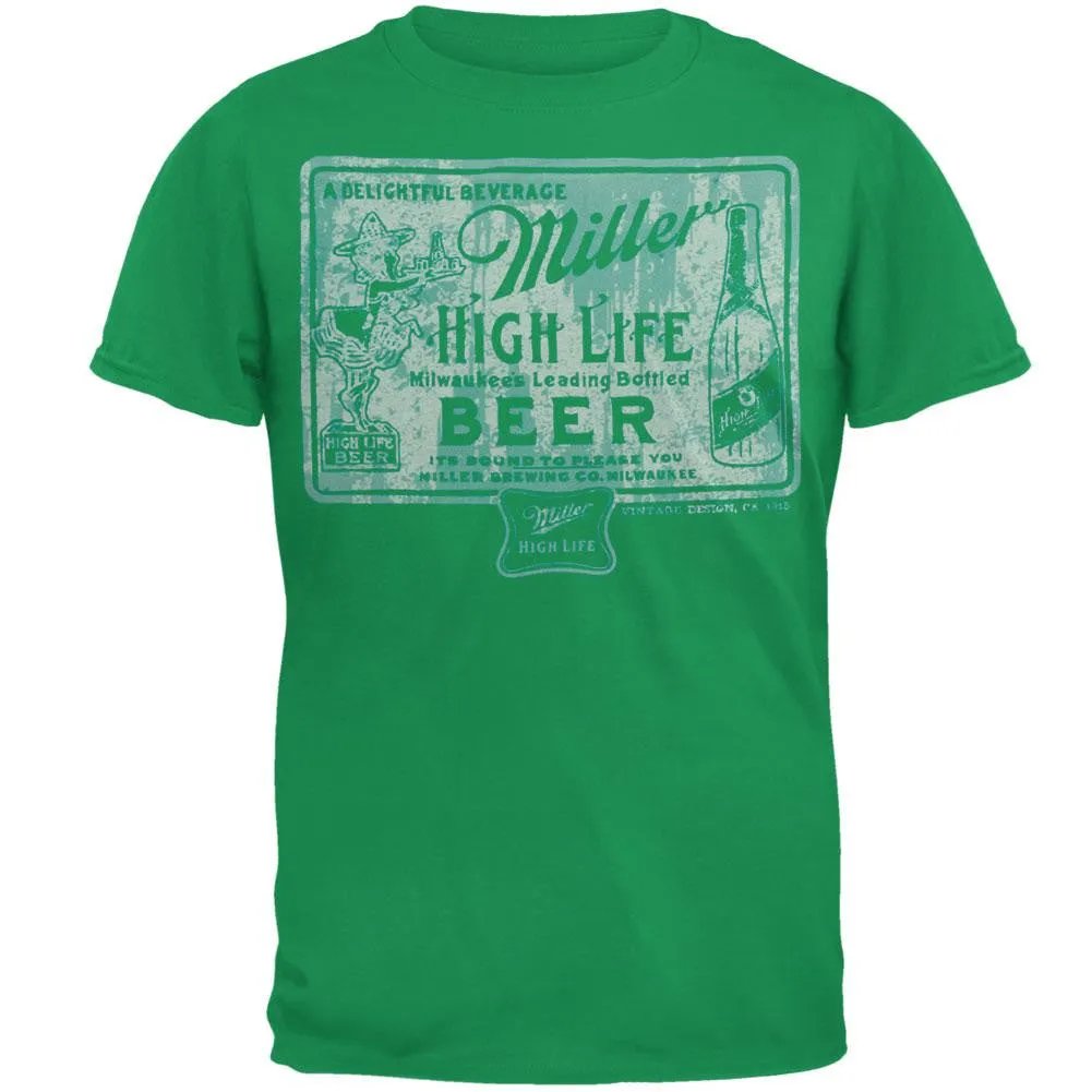 Miller High Life - Vintage Coaster Soft T-Shirt sold by Old Glory
