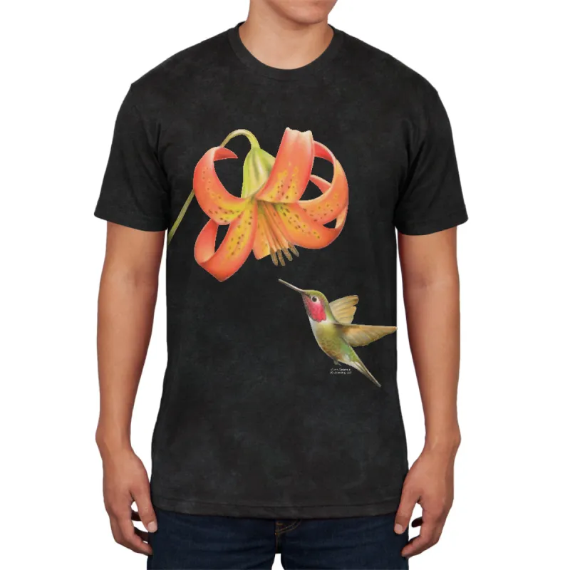 Humming Bird in Spring Mens Soft T Shirt sold by Old Glory