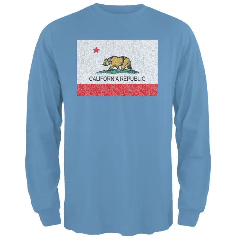 California Republic Bear Mens Long Sleeve T Shirt sold by Old Glory