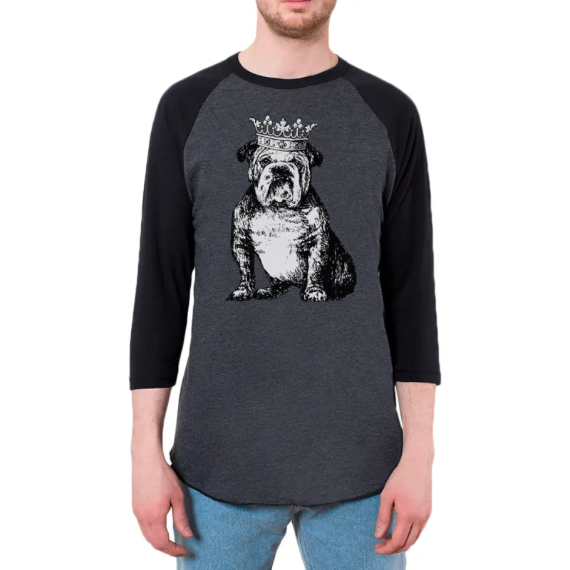 Bulldog Crown Mens Soft Raglan T Shirt sold by Old Glory
