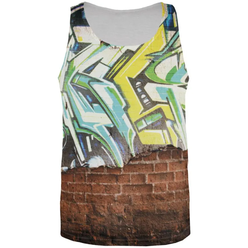 Graffiti All Over Adult Tank Top sold by Old Glory