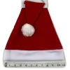 Flying Santa Sleigh Ugly Christmas Sweater Red Mens Crewneck Sweatshirt with Santa Hat sold by Old Glory