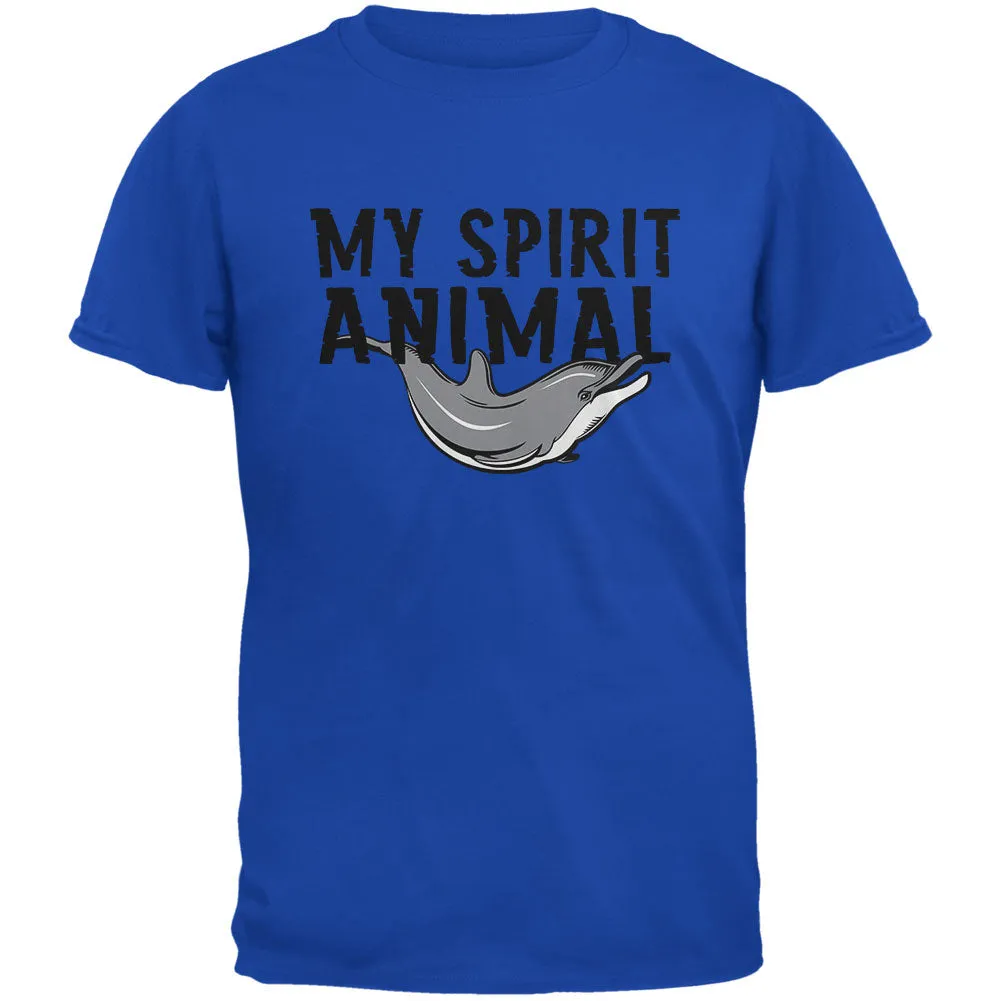 My Spirit Animal Dolphin Royal Youth T-Shirt sold by Old Glory