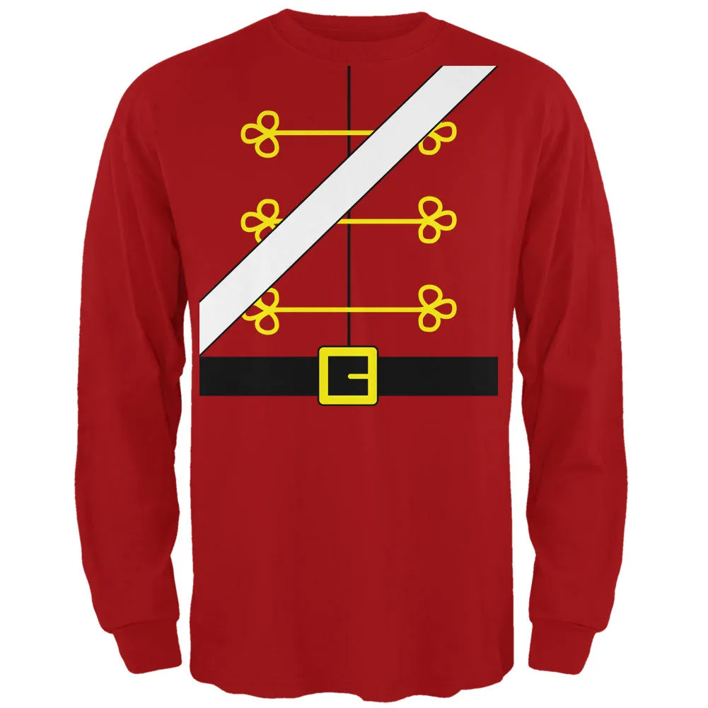 Christmas Toy Soldier Nutcracker Costume Mens Long Sleeve T Shirt sold by Old Glory