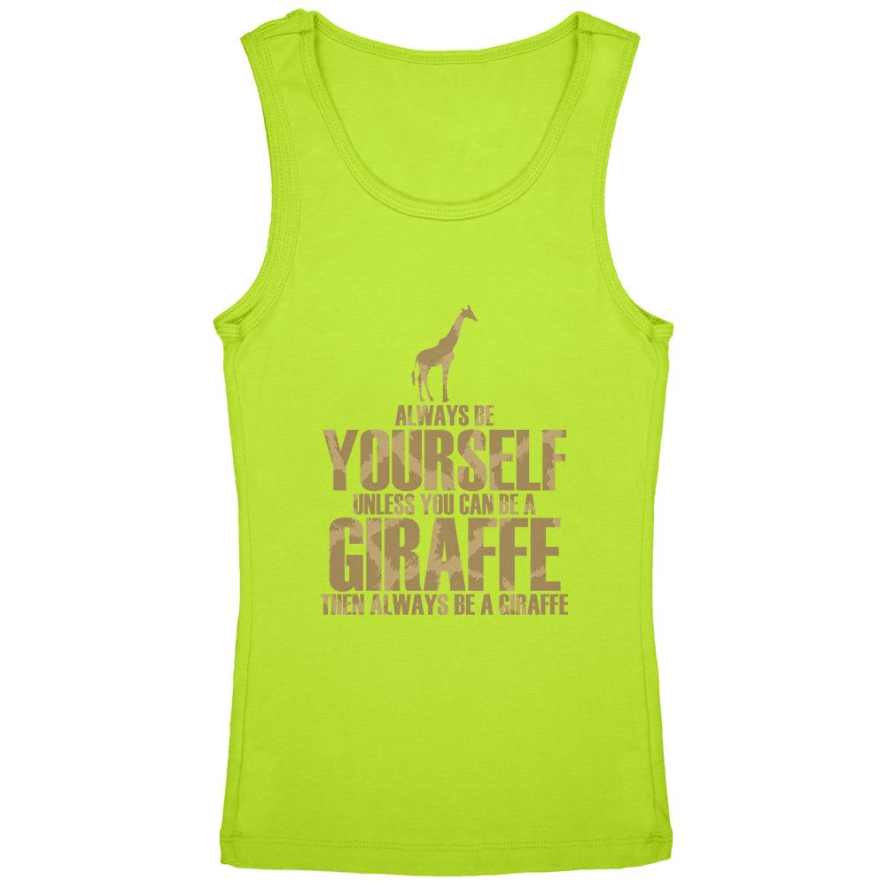 Always Be Yourself Giraffe Youth Girls Tank Top sold by Old Glory product image thumbnail 2