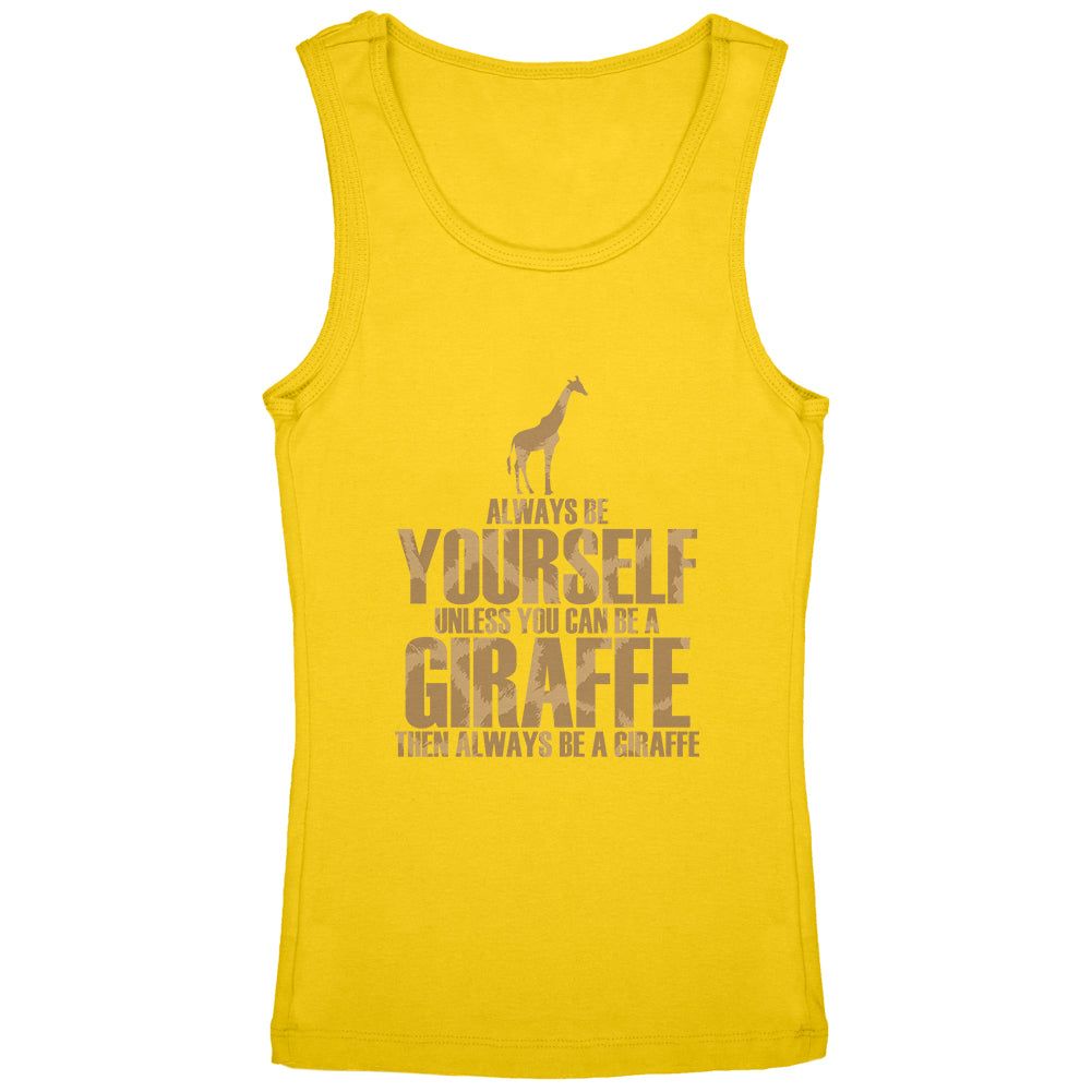 Always Be Yourself Giraffe Youth Girls Tank Top sold by Old Glory product image thumbnail 3