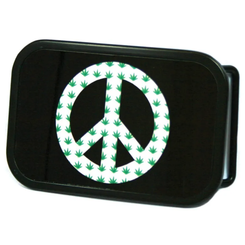 Peace Pot Belt Buckle made by Old Glory