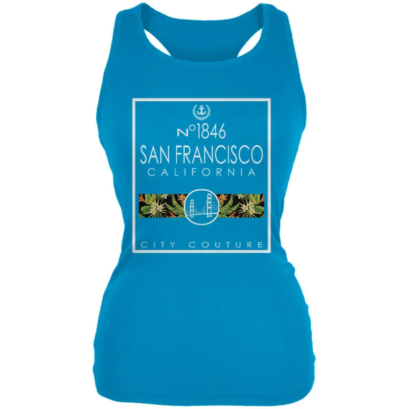 Bridge Cute Couture San Francisco California Juniors Soft Tank Top sold by Old Glory