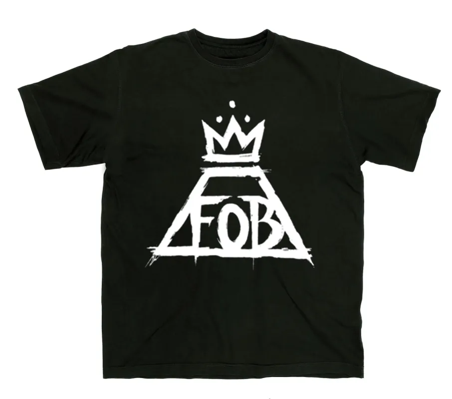 Fall Out Boy - Crown Logo Mens T Shirt made by Old Glory