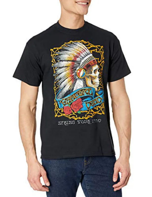 Grateful Dead - Spring Tour 90 Mens T Shirt sold by Old Glory