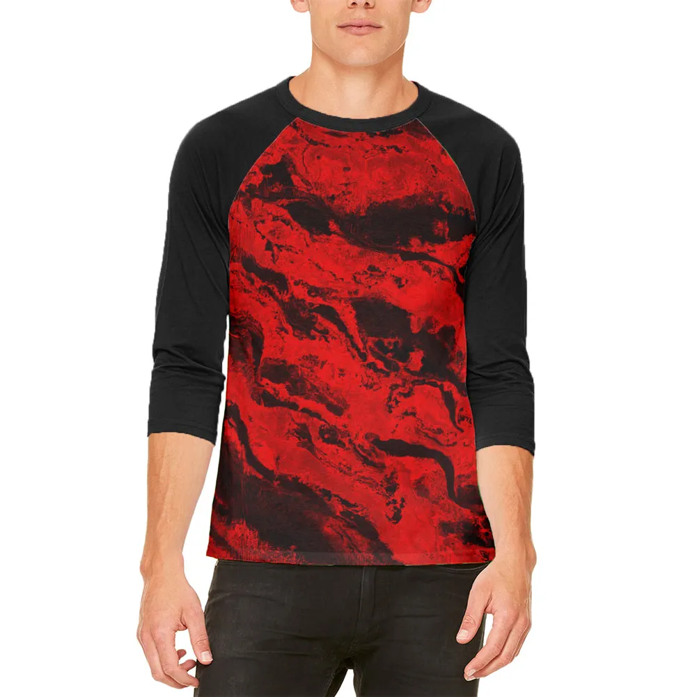 Halloween Gore Rivers of Blood Mens Raglan T Shirt sold by Old Glory