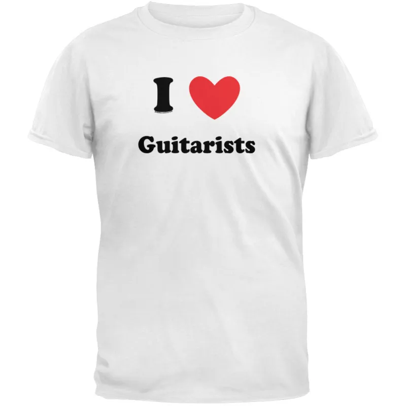 I Heart Guitarists T-Shirt sold by Old Glory