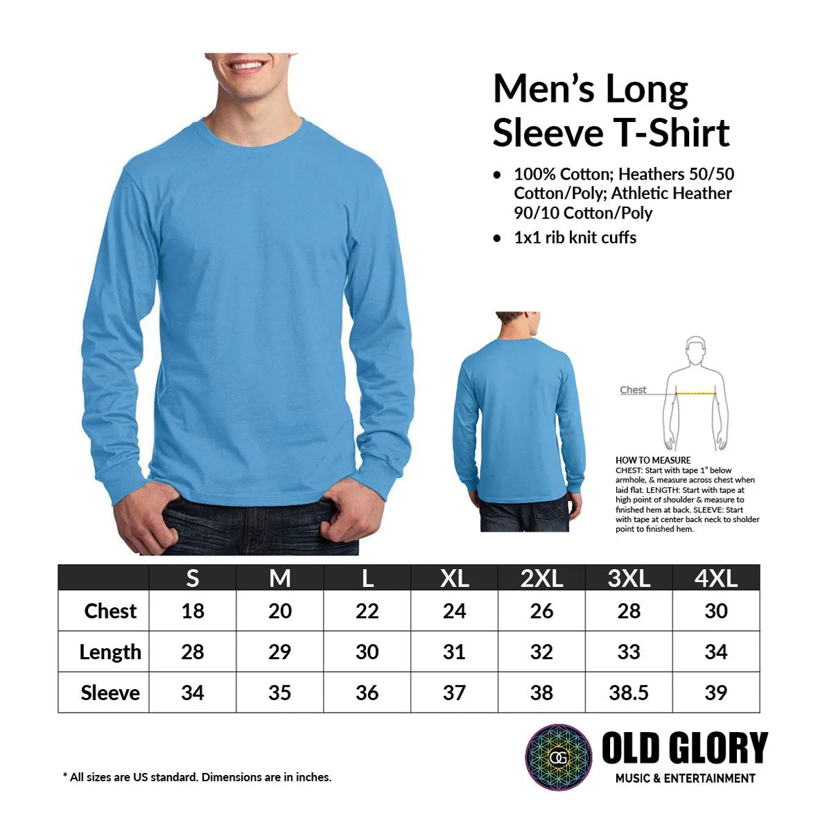 Sasquatch Ugly Christmas Sweater Green Mens Long Sleeve T Shirt with Santa Hat sold by Old Glory product image thumbnail 4