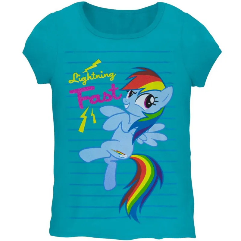 My Little Pony - Lightning Fast Girls Youth T-Shirt sold by Old Glory