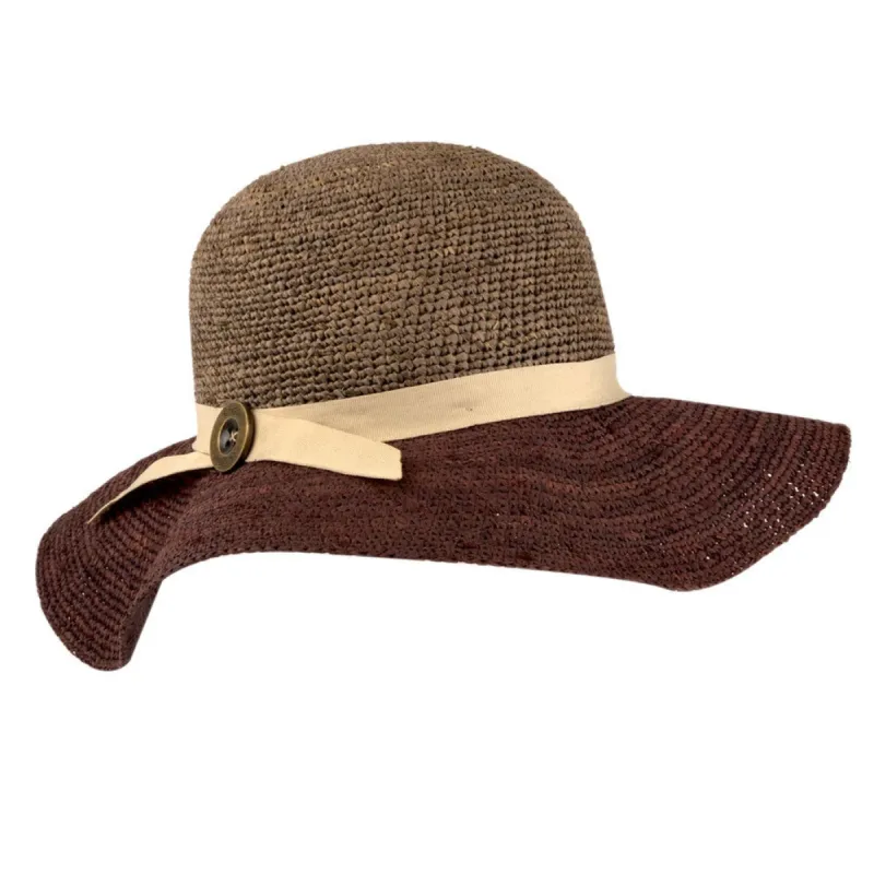 Brixton - Alana Taupe Women's Straw Hat sold by Old Glory