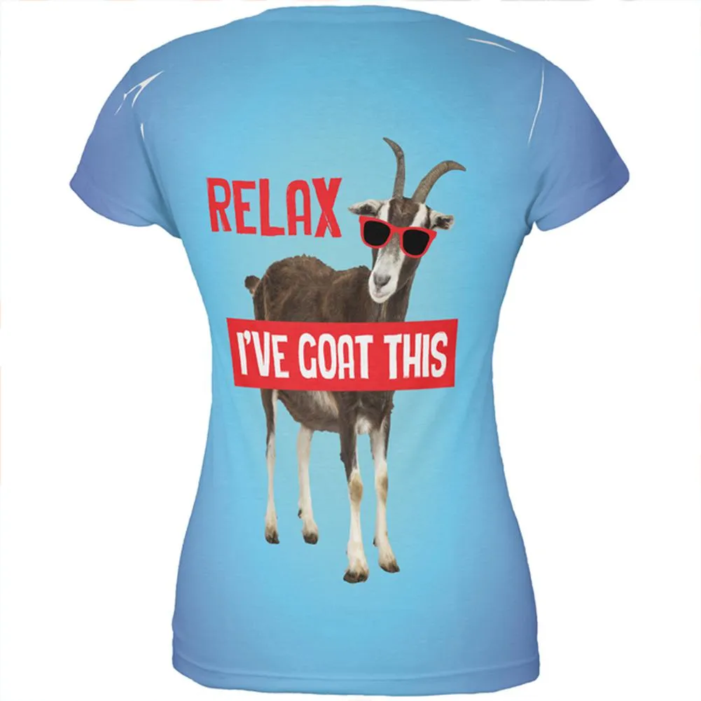Relax I've Goat Got This All Over Juniors T Shirt sold by Old Glory product image thumbnail 2