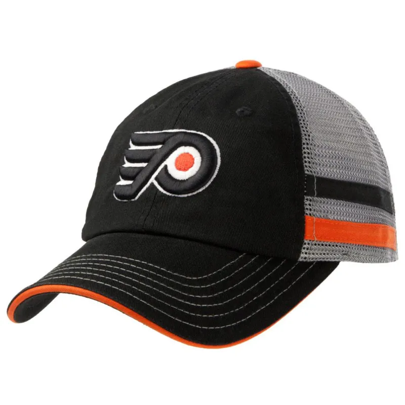 Philadelphia Flyers - Logo Foundry Grey Adult Adjustable Baseball Cap sold by Old Glory