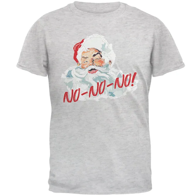 Christmas Santa Claus No No No Funny Mens T Shirt sold by Old Glory product image thumbnail 3