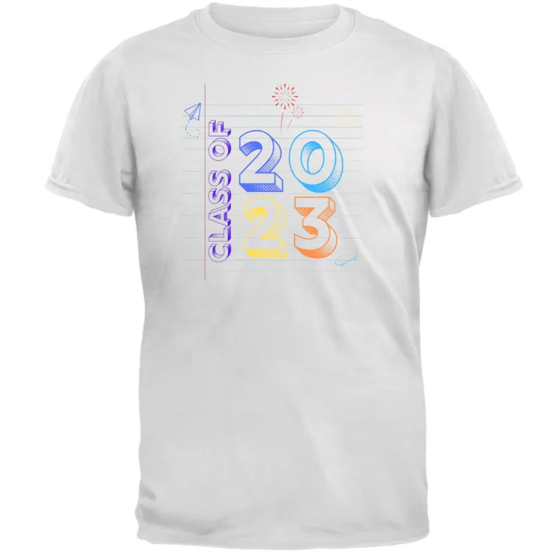 Class of 2023 Graduation Notebook Doodle T Shirt sold by Old Glory