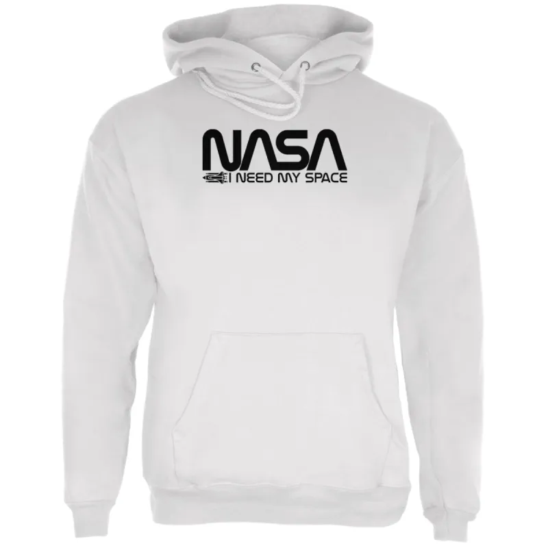 NASA Worm I Need My Space Mens Hoodie sold by Old Glory