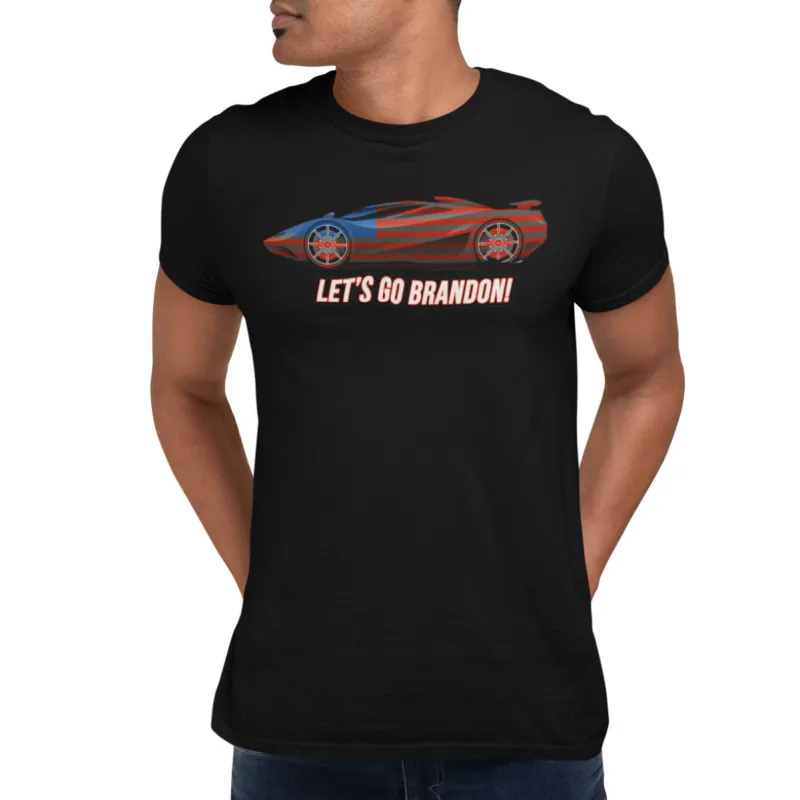 Election 2024 Let's Go Brandon American Car Mens T Shirt sold by Old Glory
