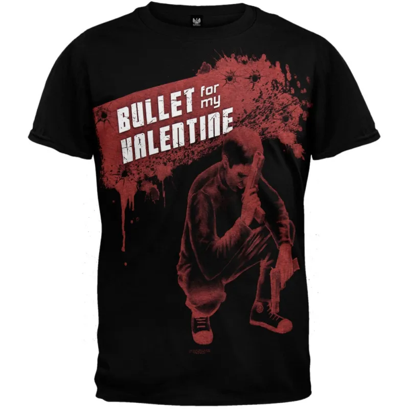 Bullet For My Valentine - Red Guns T-Shirt made by Old Glory