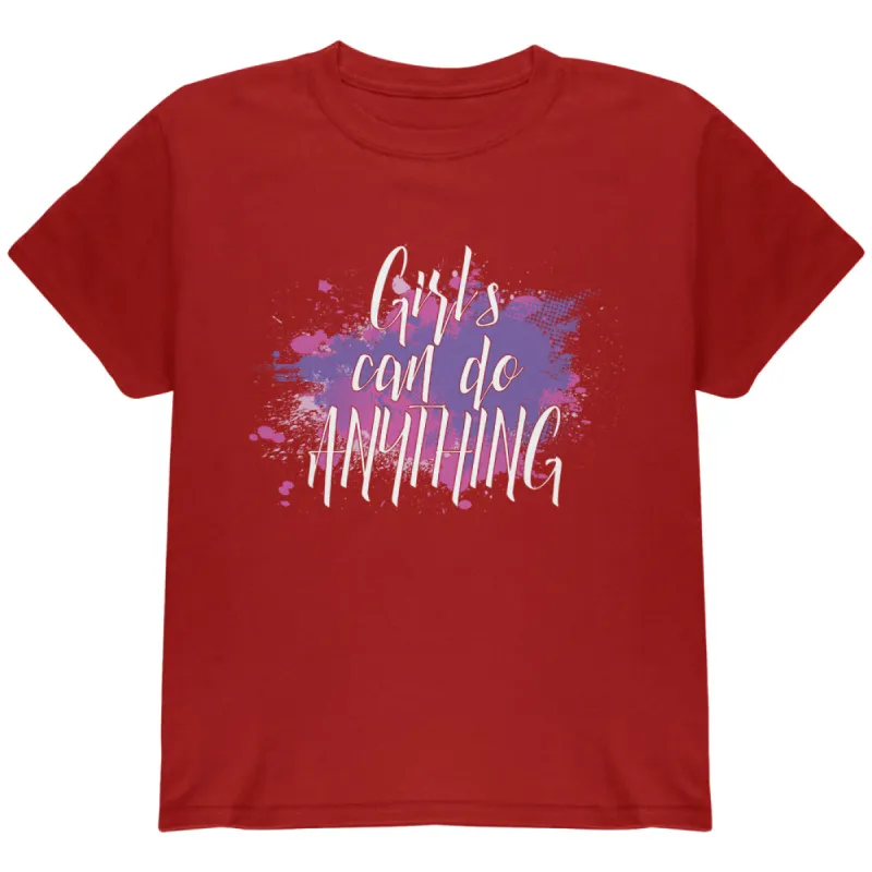 Girls Can Do Anything Girl Power Youth T Shirt sold by Old Glory