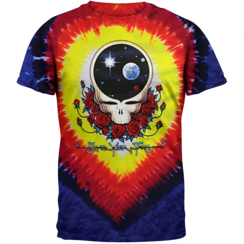Grateful Dead - Space Your Face Tie Dye Mens T-Shirt sold by Old Glory