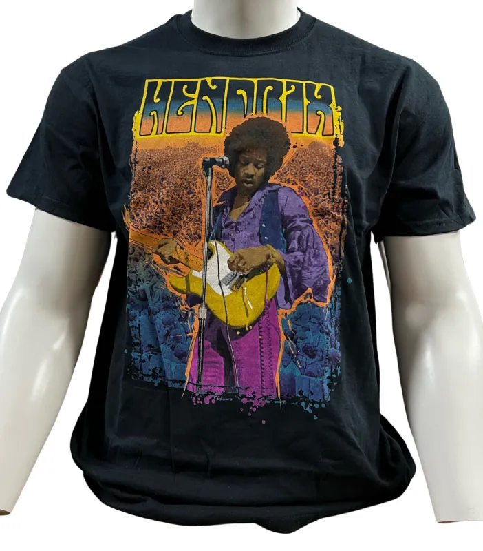 Jimi Hendrix - Jimi On Stage T-Shirt sold by Old Glory