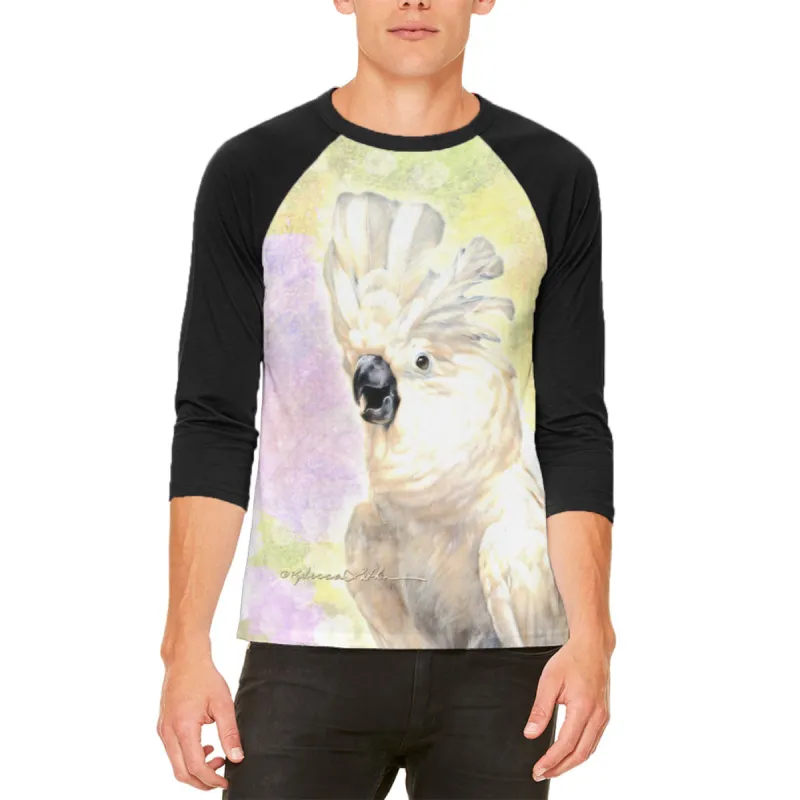 Screaming Cockatoo Mens Raglan T Shirt sold by Old Glory