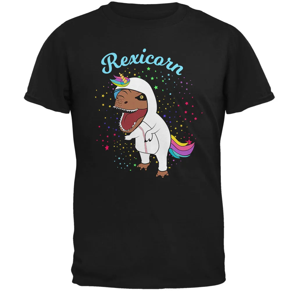 T-Rex Dinosaur in Unicorn Costume Rexicorn Mens T Shirt sold by Old Glory