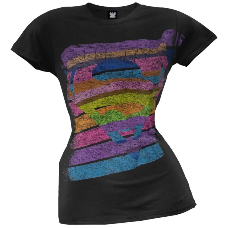 Supergirl - Rainbow Logo Juniors T-Shirt sold by Old Glory