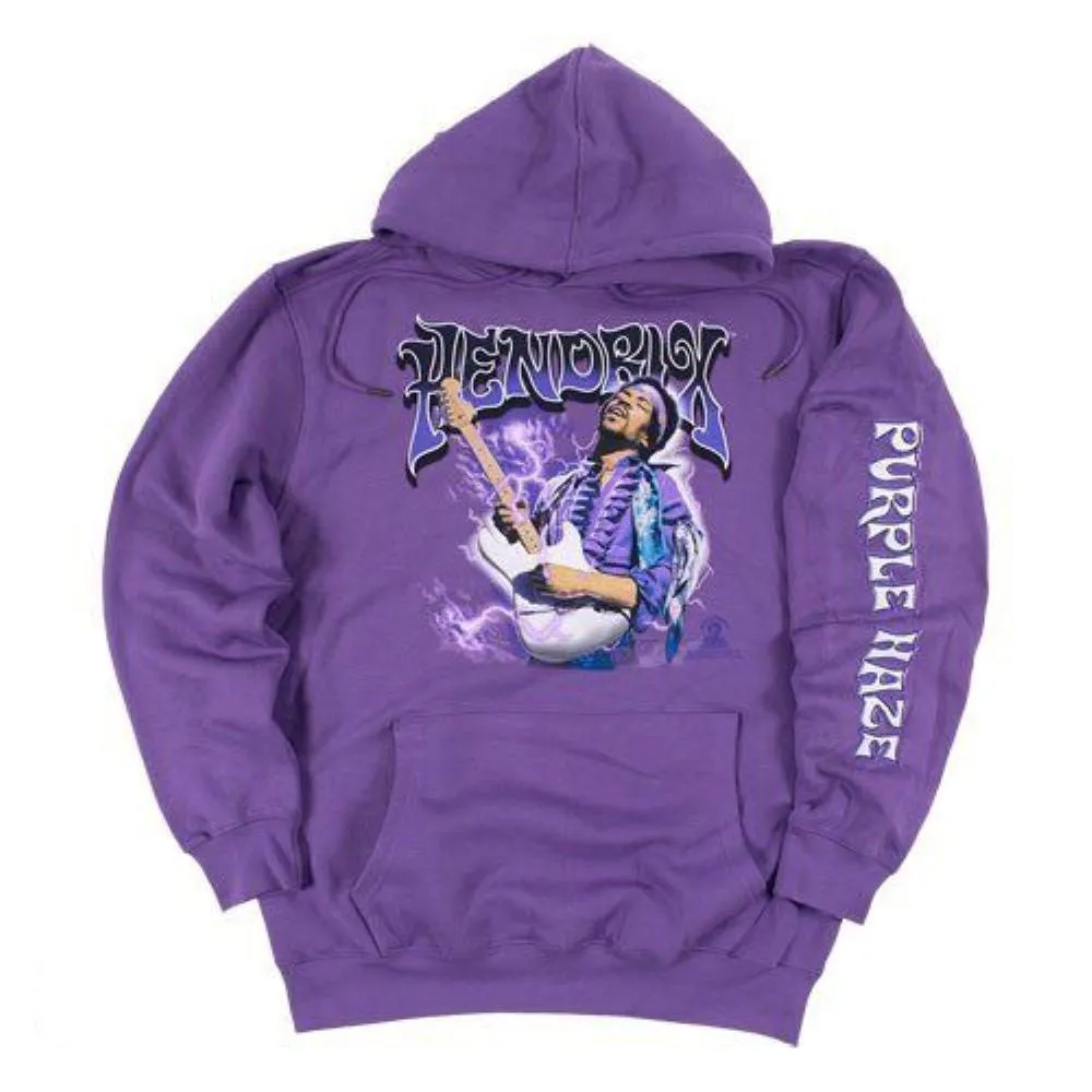 Jimi Hendrix - Purple Haze Mens Pullover Hoodie sold by Old Glory
