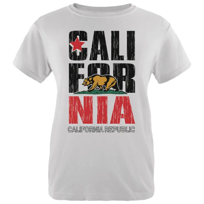 Bear California Republic Womens Organic T Shirt sold by Old Glory