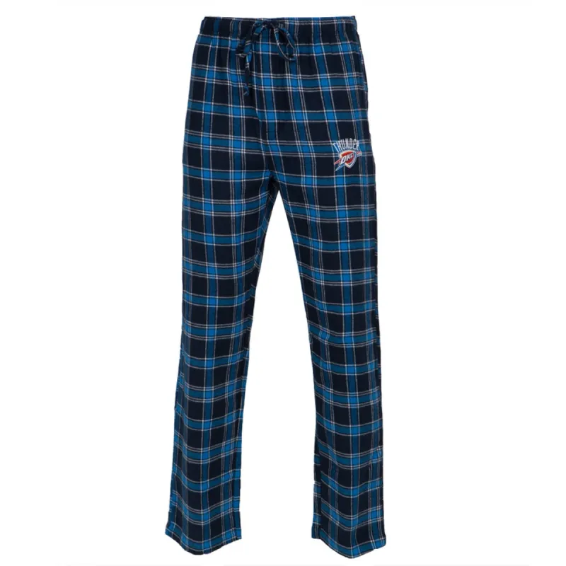 Oklahoma City Thunder - Logo Plaid Lounge Pants sold by Old Glory