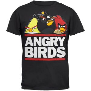 Angry Birds - Run Birds Soft T-Shirt sold by Old Glory