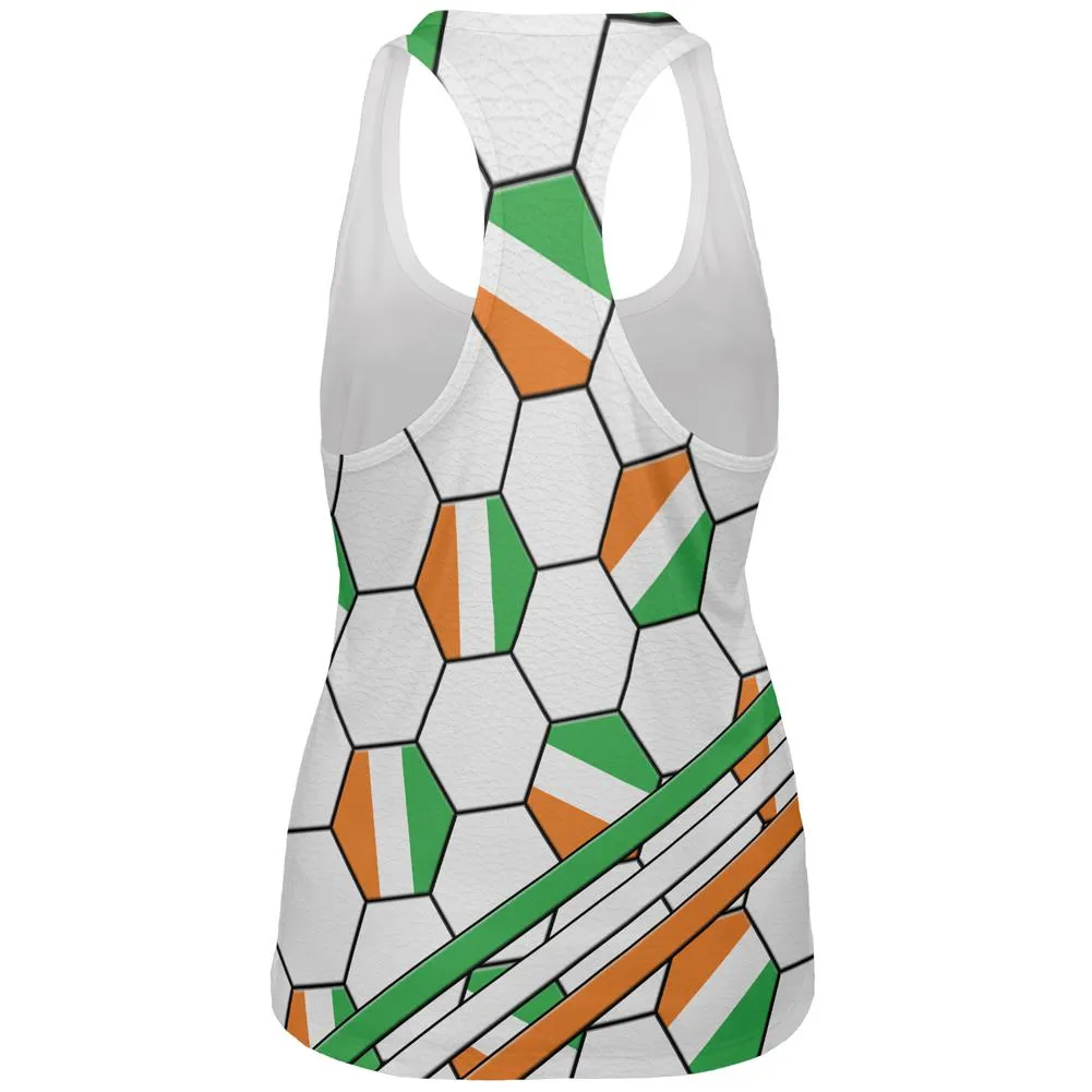 World Cup Ireland Soccer Ball All Over Womens Work Out Tank Top sold by Old Glory product image thumbnail 2