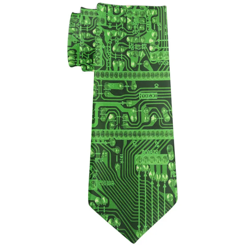 Computer Geek Circuit Board All Over Neck Tie sold by Old Glory