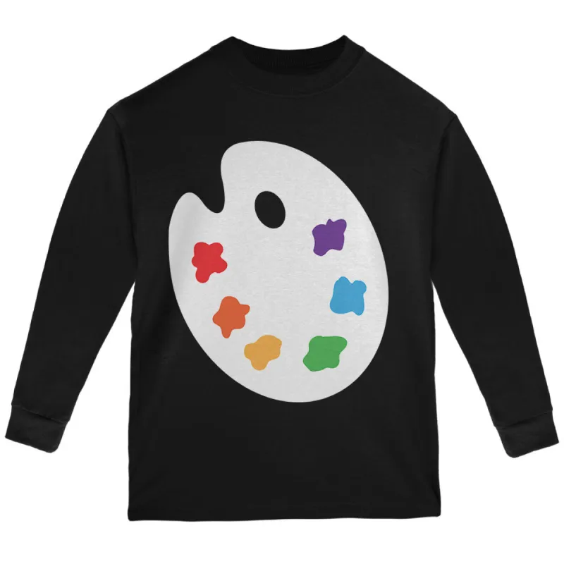 Halloween Artist Palette Costume Youth Long Sleeve T Shirt sold by Old Glory